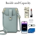 thumbnail image 4 of Small Crossbody Cell Phone Purse Bags for Women Mini Shoulder Handbag Wallet with Credit Card Slots, 4 of 6