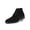 Black suede, variant on Men's Smooth Leather Lace Up Ankle Chukka Boots, Pointed Toe Formal Business Mid Top Dress Boots