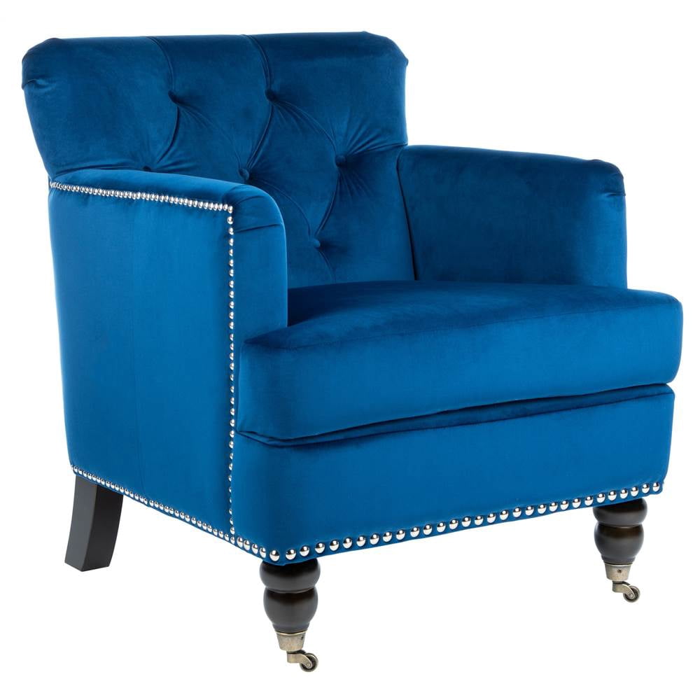Safavieh Colin Industrial Tufted Club Chair with Casters