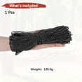 thumbnail image 4 of Uxcell Cuerda Paracord Reflectante de 2 MM 197FT [1PCS] - Cuerda de 3 hebras para Tiendas de Camping y Lonjas [Negro], 4 of 7