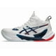thumbnail image 3 of ASICS METARISE 2 1051A089 101 White/Mako Blue Men's Volleyball Shoes, 3 of 6