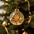 thumbnail image 5 of Barsme Glowing Christmas Story Ornament,Christmas Deer Decoration Ball With LED Light,Mini Holiday Scene Hanging Tree Decor – Warm Glow Keepsake For Mantel Window And Gift Giving, 5 of 6