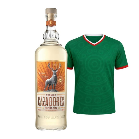 Tequila Cazadores Reposado 950 ml + Jersey Verde XL
