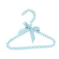 thumbnail image 1 of Visland Clothes Hanger with Bow Non-slip ABS Children Faux Pearl Rack for Home, 1 of 8