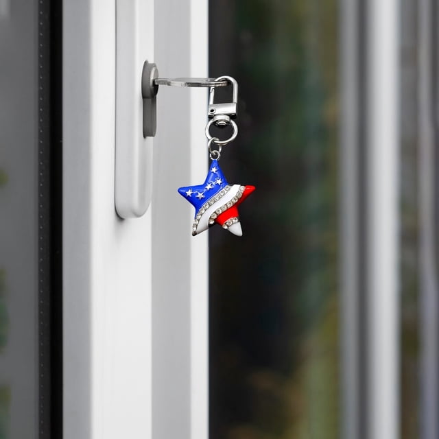 Independence Day Keychain Patriotic Memorial Keepsake for Veterans