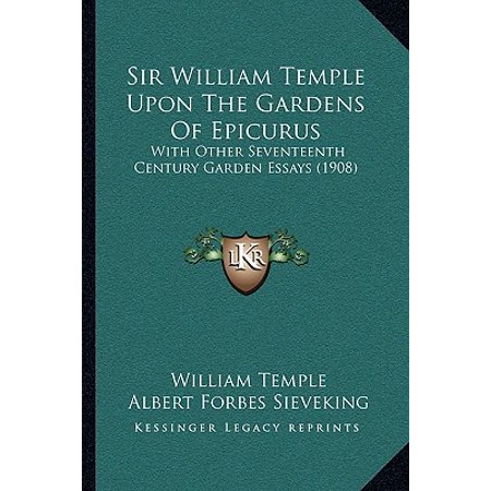 Sir william temple the gladstone essay 1908 image