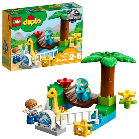 LEGO DUPLO Jurassic World Gentle Giants Petting (Best Lego For 2 Year Old)