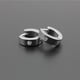 thumbnail image 4 of 1 par de pendientes de aro de acero inoxidable para hombre, con forma de aro, para la hélice y el cartílago., 4 of 9