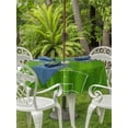 thumbnail image 3 of Outdoor Tablecloth with Umbrella Hole for Patio/Picnic/Party/Camping, Soccer Field Waterproof Table Cloth Round Cover Washable, Green Birdseye View Athletic Sporty (Dia 60"), 3 of 9