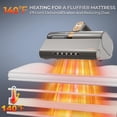 thumbnail image 4 of Aspiradora de mano ligera Teant para colchones con luz UV-C de 253,7 nm, filtro HEPA y calefacción de 140 ℉, succión potente de 500 W y 15 kPa, diseño de doble copa para camas y pelos de mascotas., 4 of 5