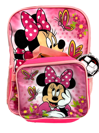 Disney Minnie Mouse Backpack 17 inch with Laptop Compartment for School, Travel, and Work, Size: Minnie A22202