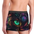 thumbnail image 3 of KLL Futuristic Cat Warrior Men's Cotton Boxer Briefs Underwear-X-Large, 3 of 8