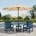 thumbnail image 5 of SERWALL 3 Piece Patio Furniture Set,HDPE Outdoor Bistro Set with Coffee Table and Chair for the Patio,Navy, 5 of 9