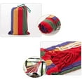 thumbnail image 5 of RKXQT Camping Hammock, Durable Canvas Fabric, Sturdy Tree Straps with Carrying Bag, for Travel, Beach, Backyard, Red, 5 of 5