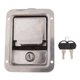 thumbnail image 2 of 2 Piezas Paddle Lock Pestillo Perilla Sunnimix Pestillo de la cerradura de la puerta de entrada con paleta, 2 of 8