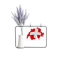 thumbnail image 1 of Mapa de patron de la bandera suiza Unbranded tarjeta de jarrón de lavanda artificial, 1 of 3