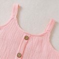 thumbnail image 6 of TOWED22 Toddler Baby Infant 2 Piece Adorable Outfits Sleeveless Tank Tops and Shorts Cute Sets Girls Summer Clothing Casual(Pink,3-4 Y), 6 of 7
