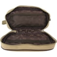 thumbnail image 3 of ZeppelinProducts CLE-BTX1-KHK Clemson Toiletry Bag Waxed Canvas- 12 x 7 x 7, 3 of 6