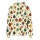 thumbnail image 4 of Puntoco Chaqueta Con Capucha Y Manga Larga Con Cremallera Y Estampado Navideño Informal Para Mujer, 4 of 6