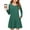 Dark Green, variant on Girls' Solid Color Long Sleeve Dress Girls' Long Sleeve Dress - Solid Color Pocket Dress Light Purple 140