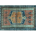 thumbnail image 1 of Ahgly Company Indoor Rectangle Persian Light Blue Traditional Area Rugs, 5' x 7', 1 of 4