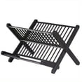 thumbnail image 1 of 1pc Collapsible Dish Rack, Double Layer Bowl Plate Storage Rack, Household Draining Rack, Flatware Organizer For Countertop Cabinet, Kitchen Accessories, 1 of 4