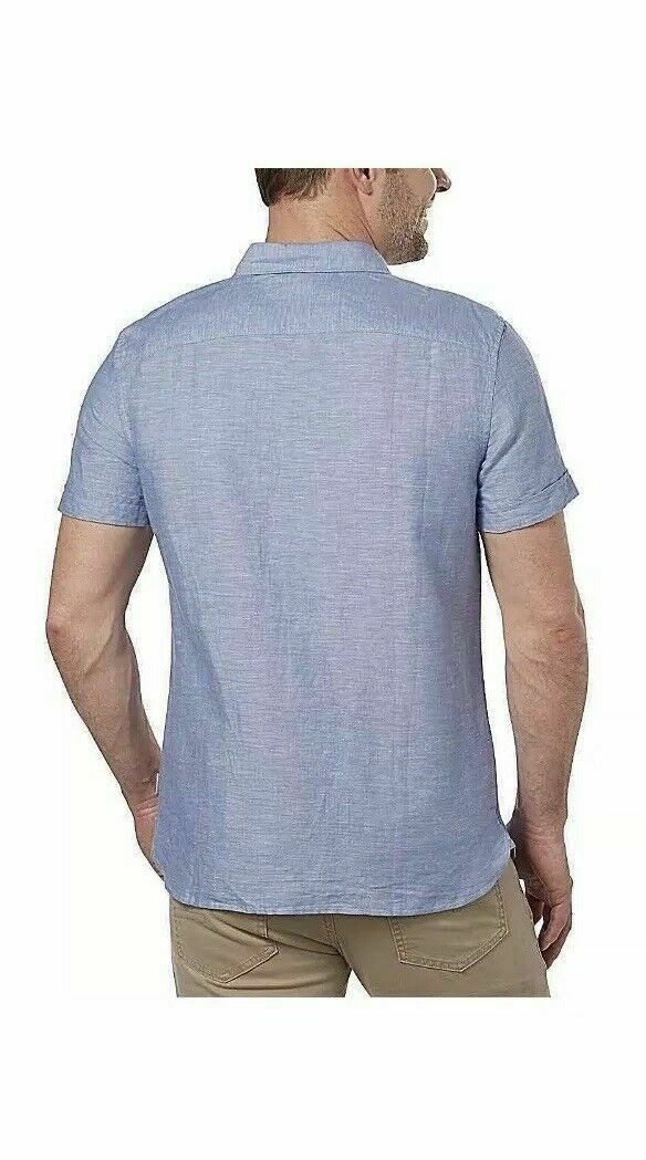 Perry Ellis Men's Short Sleeve Solid 