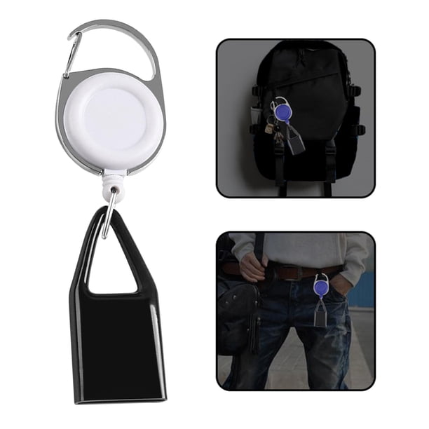 Estuche para Encendedor Seguro Macarena Funda Retráctil de Electrodomésticos Blanco Cinturón de encendedor retráctil
