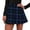 Blue, variant on Teen Girls Cute School Skirt,Plaid Pleated Casual A-Line Mini Skirt High Waist Flare Gothic Mini Skirt Dress Girls Skater Skirt,Blue XS-L
