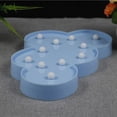 thumbnail image 4 of Naiovety Forma LED azul claro/blanco Plast IP42 lámpara hogar dormitorio sala de estar decoración de pared alimentado por Iluminación y accesorios No.01, 4 of 6