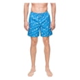thumbnail image 5 of Rokka&Rolla Men's 7'' Pattern Swim Shorts with Compression Liner, 5 of 12