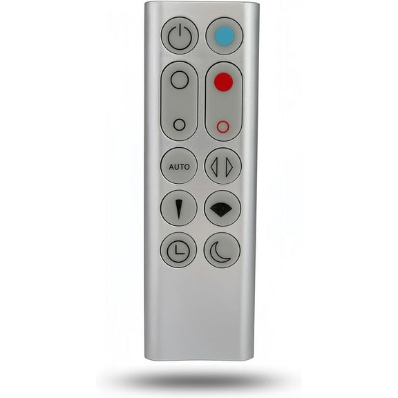 Replacement Remote Control Compatible for Dyson HP02 HP03 Pure Hot Cool Air Purifier Heater Heat/Cool Fan (Silver)