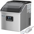 thumbnail image 1 of Costway Machine à Glaçons en Acier Inoxydable pour Comptoir 48Lbs/24H Auto-Nettoyante avec Écran LCD, 1 of 10