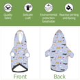 thumbnail image 6 of Fotbe Dogs Are Running Print Small Dog Sweater Hoodies Pet Grey Hooded Soft Fleece Sweatshirts with Pocket Fall Winter Puppy Cat Sweaters Warm Clothes-Medium, 6 of 7