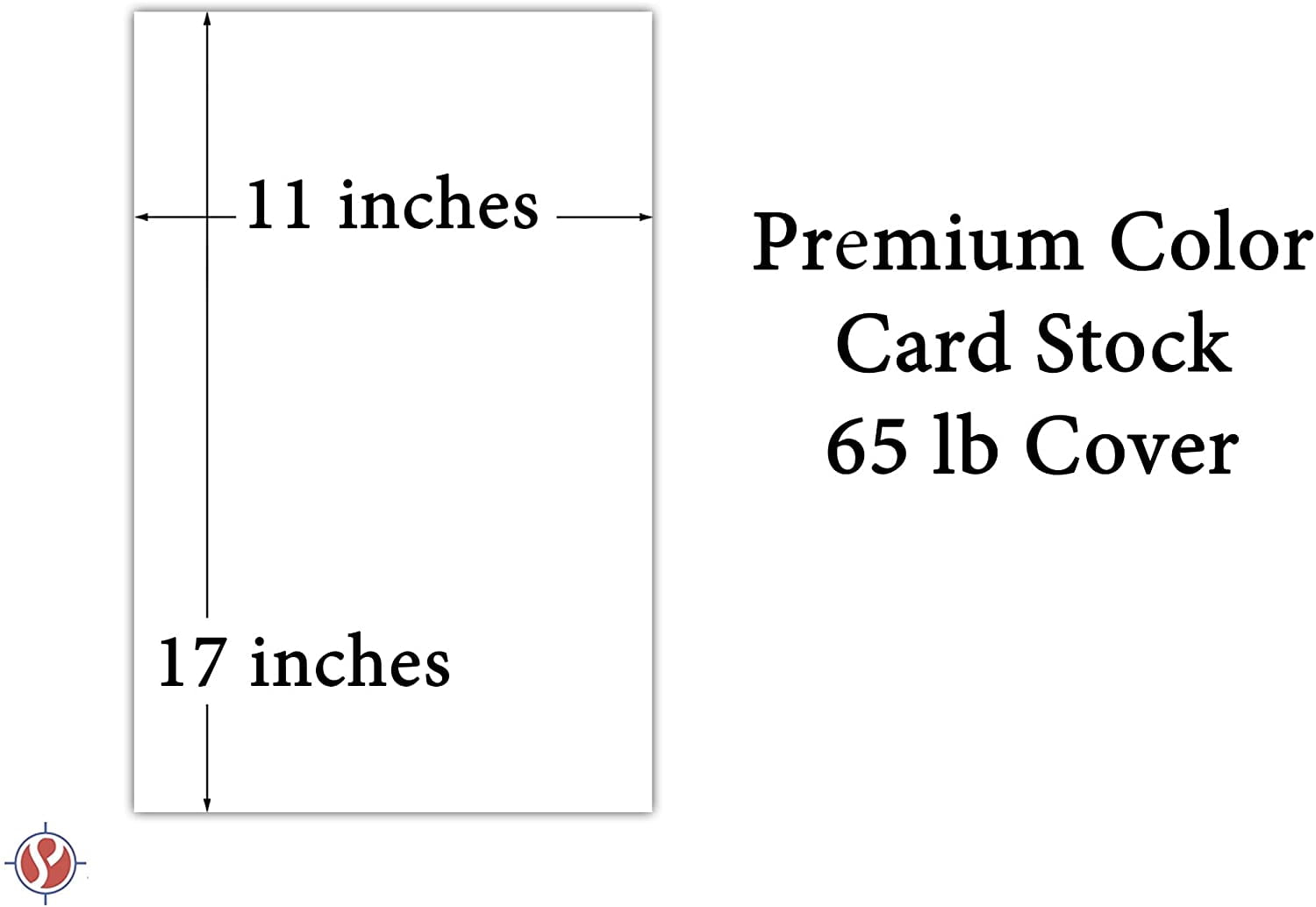 Premium Color Card Stock Paper | 250 Per Pack | Superior Thick 65-lb Cardstock, Perfect for School Supplies, Holiday Crafting, Arts and Crafts | Acid & Lignin Free | Cosmic orange | 11 x 17