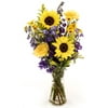 Cheerful Bouquet With Vase