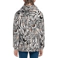 thumbnail image 6 of Kdxio Leopard And Zebra Pattern Kids Boys Girls Zip Up Hoodie 3D Printed Hooded Sweatshirt Hoody Coat with Pocket 7-12 Y-Small, 6 of 6