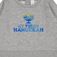 thumbnail image 3 of Inktastic My First Hanukkah with Menorah Baby Sweatshirt, 3 of 4