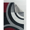 thumbnail image 4 of RUG AND DECOR Newport Collection Modern Abstract Design Area Rug Red Black White Grey Living Room Bed Room Carpet Alfombras para Sala, 4 of 5