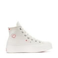 thumbnail image 3 of Converse Womens' Chuck Taylor All Star Hi Top Lift Platform Sneakers, Heart Egret/Fever Dream/Egret, Size 6.5, 3 of 5