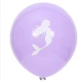 thumbnail image 5 of CHAO 15 globos de sirena globos de confeti de látex rosa claro morado azul, 5 of 5