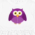 thumbnail image 4 of Inktastic Purple Owl Bird Girls Toddler Dress, 4 of 5