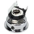 thumbnail image 1 of Guitar Jack, Firm Fixation Noise Elimination Excellent Contact Metal Sturdy Electric Guitar Socket  For Performance Silver,Black, 1 of 8