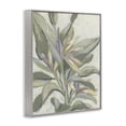 thumbnail image 3 of Stupell Industries Pastel Paradise Leaves Gray Framed Giclee Art design by June Erica Vess, 30 x 24, 3 of 8