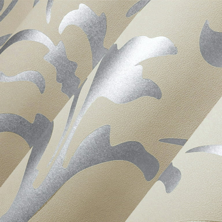 Wallpaper Textured Luxury Damask Home Decor Waterproof Vinyl PVC Wall Paper  Roll