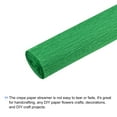 thumbnail image 3 of Uxcell Crepe Paper Roll Crepe Paper Decoration 5 ft Long 20" Wide Dark Green, 3 of 6