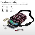 thumbnail image 7 of HELLHERO Leakproof Small Crossbody Purse, Polyester Crossbody Bag for Women, Christmas Candy Canes Holly Berries, 7 of 7