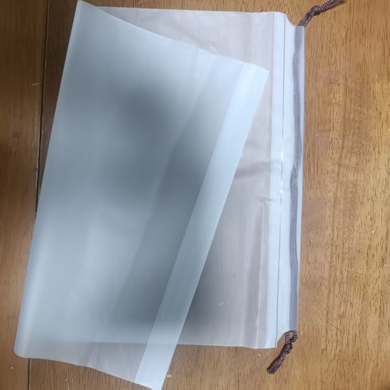 Shoe Storage Bags Frosted PE Drawstring Waterproof Dust-Proof for Travel