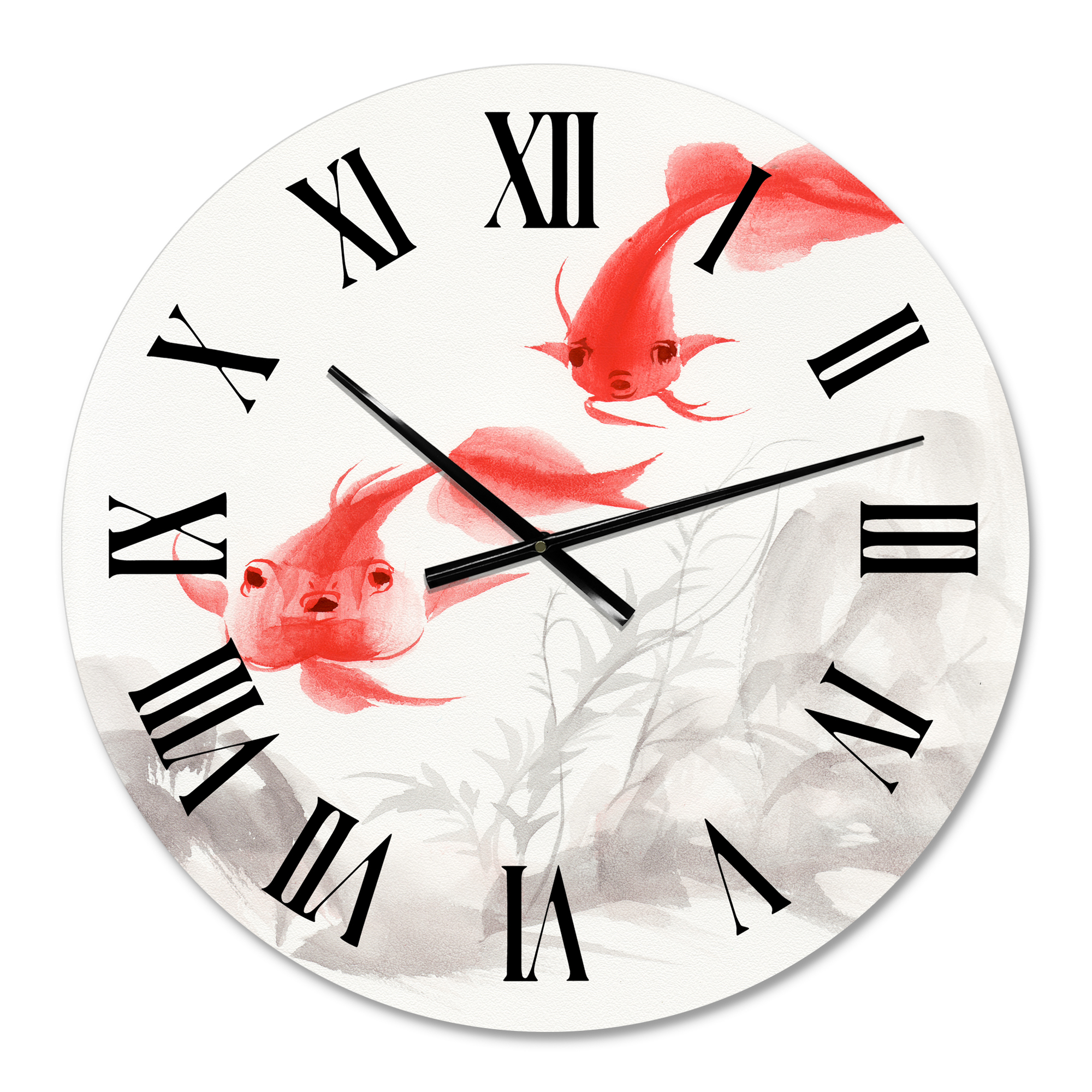 Designart 1 in Quartz Coastal Wall Clock