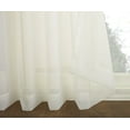 thumbnail image 3 of No. 918 Emily Extra-Wide Sheer Voile Sliding Door Patio Curtain Panel, 100"x84", Ivory, 3 of 6